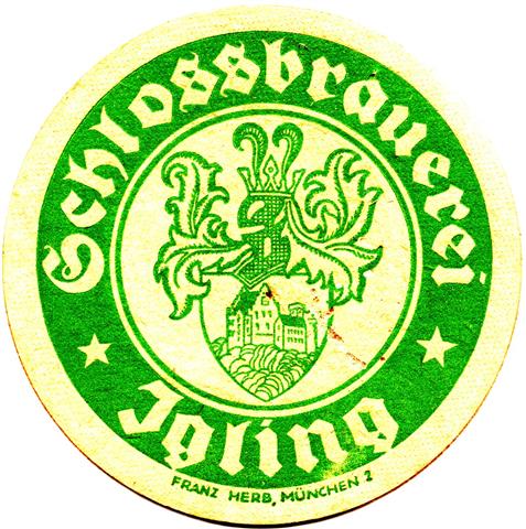 igling ll-by schlossbrauerei rund 1ab (215-franz herb-gr�n)